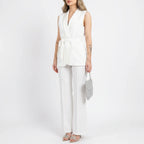 Women's Tailored Two-Piece Suit Set with Belt