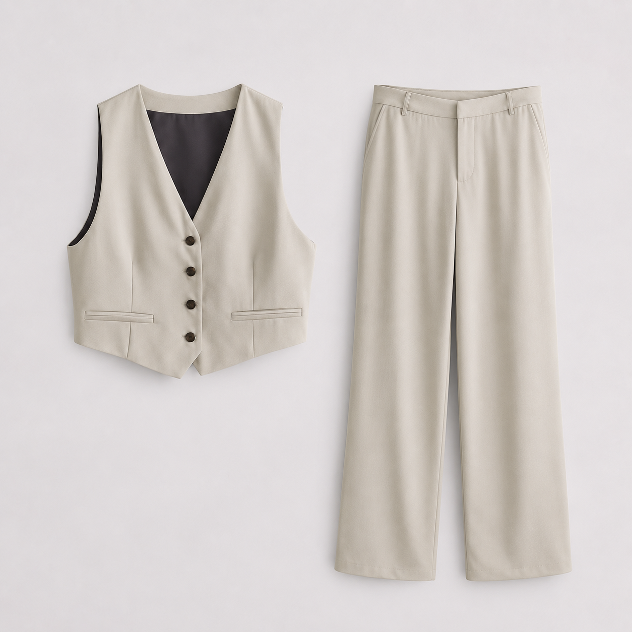 Women’s Tailored Two-Piece Jumpsuit Set