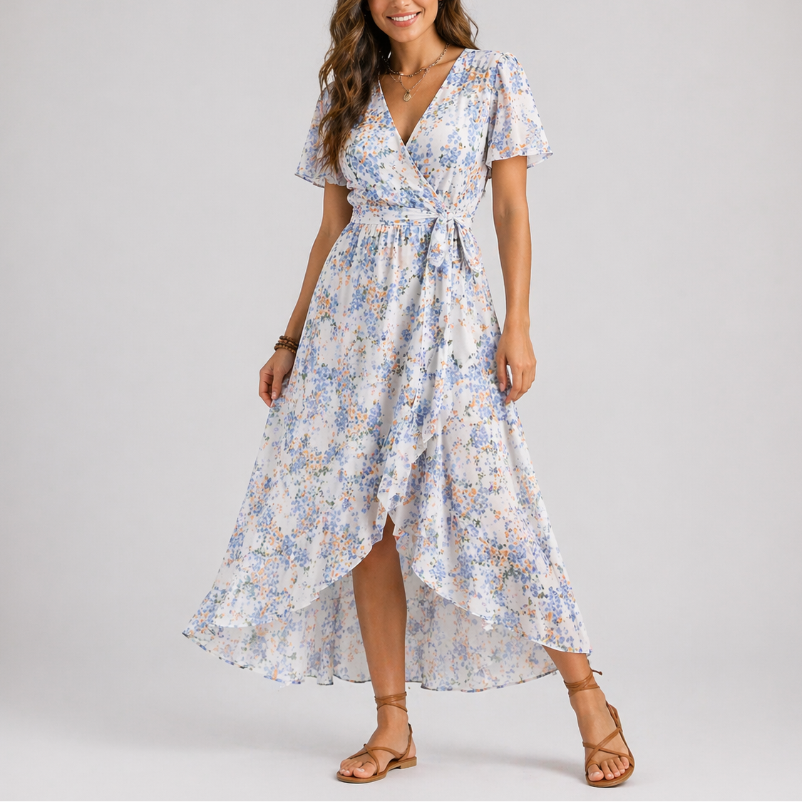 Women’s Summer Floral Midi Dress