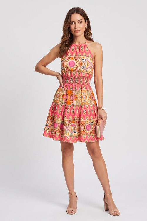 Women's Short Romper with Wrap Neckline for Summer