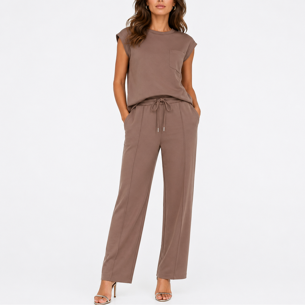 Women’s Relaxed Fit Two Piece Set – Casual Summer Outfit