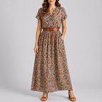 Women’s Paisley Summer Midi Dress