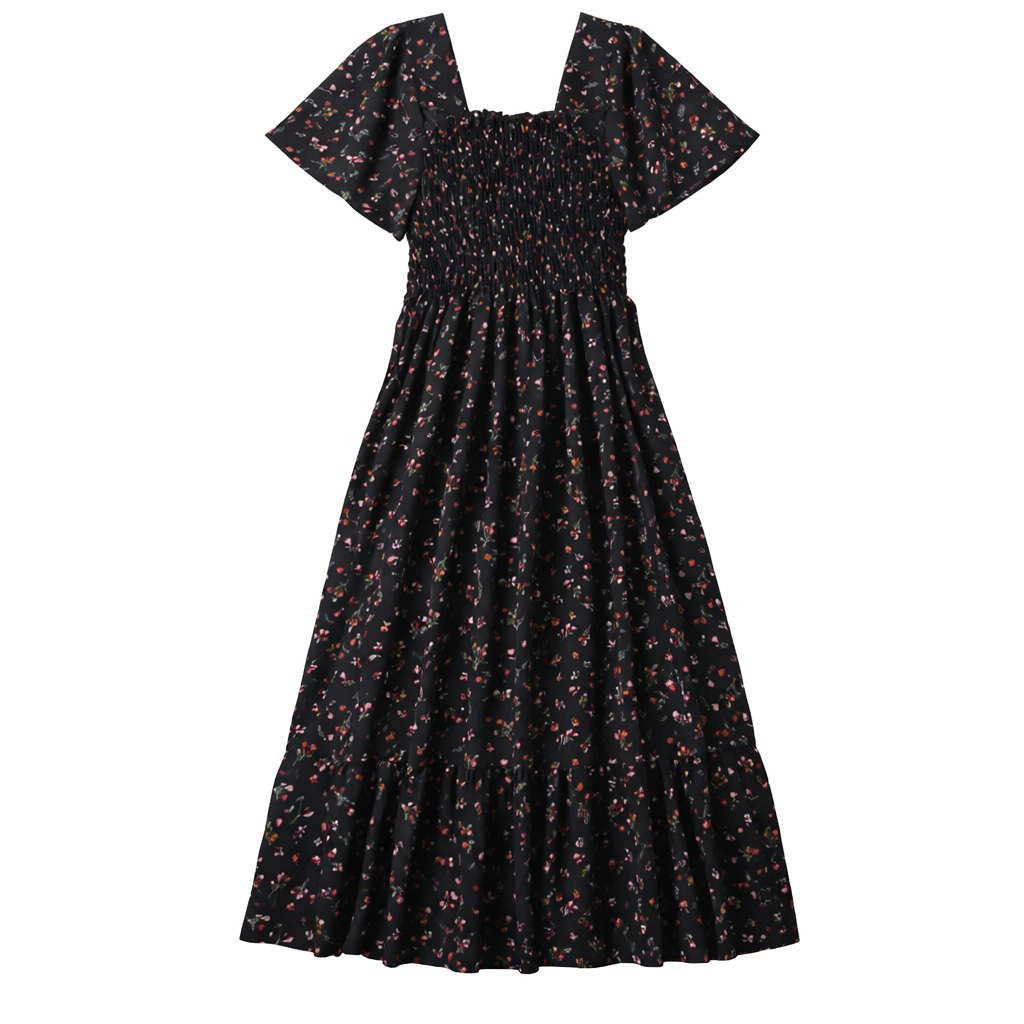 Women’s Floral Summer Midi Dress