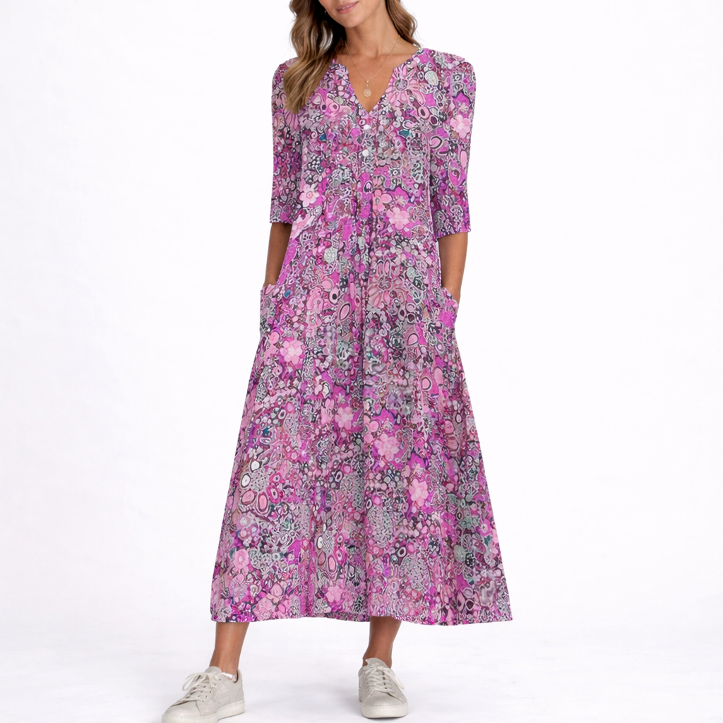 Women’s Summer Floral Midi Dress